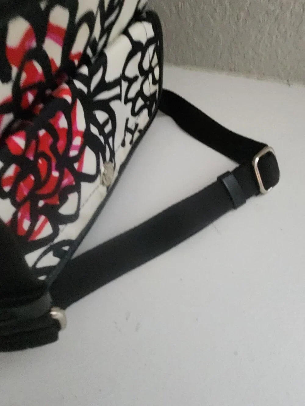 Euc Coach Poppy Graffitti Floral Shoulder Bag Purse